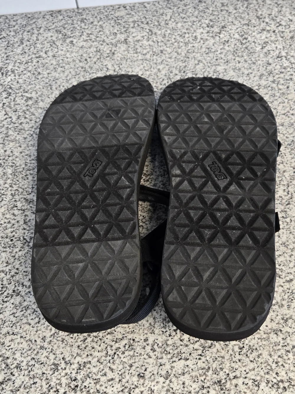 Teva Black Minimalist Sport Sandals